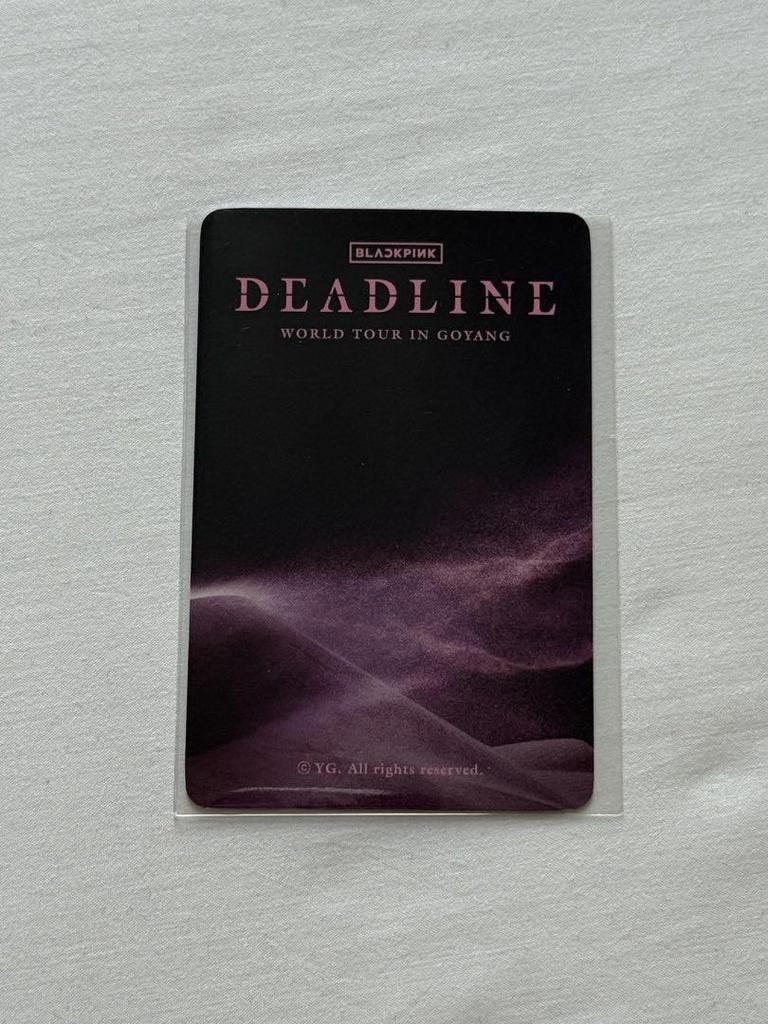 [USED] BLACKPINK Seoul Concert GOYANG MD Purchase Bonus Trading Card Rosé