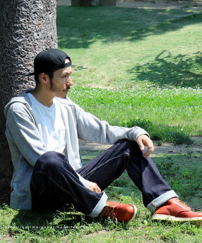 Kojima Jeans Вельветовые брюки маляра, размер 38, мужские, индиго,