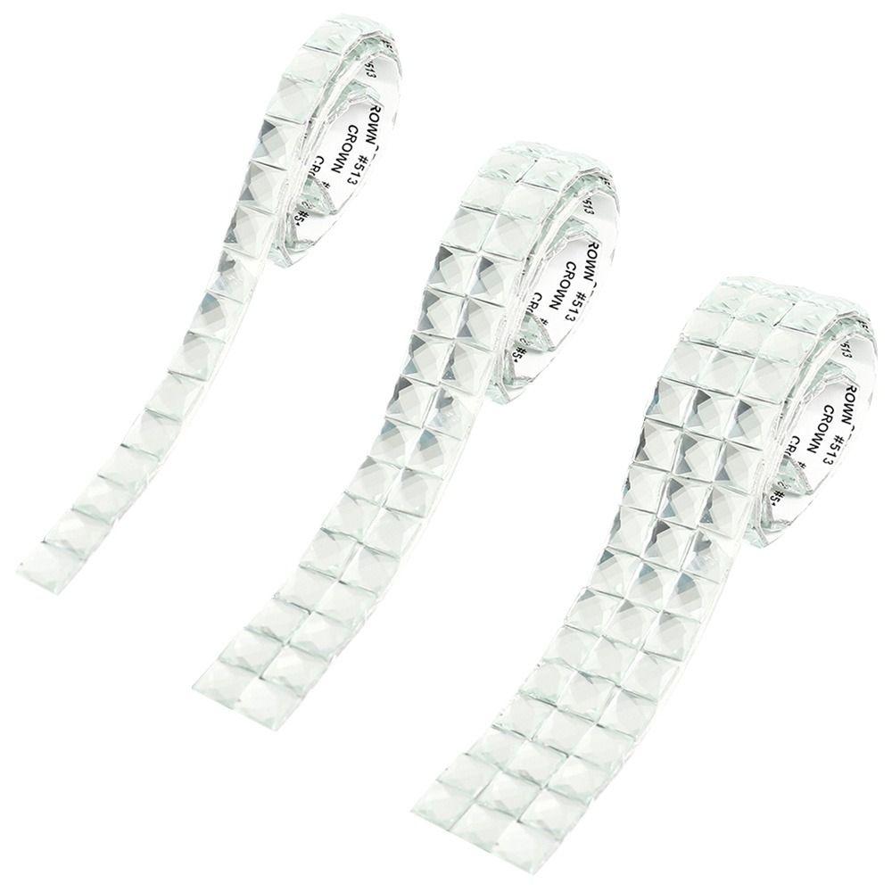 90см Зеркальная Мозаичная Плитка Самоклеящаяся Хрустальная Алмазная Стеклянная Наклейка на Стену DIY Ручная Работа Поделка Шар Вечеринка Домашнее Украшение