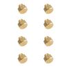 8Pcs 1 24 RC Hex Nut Brass Wear Resistant RC Wheel Lock Nut Replacement for Axial SCX24 5mm   0.2in