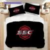 Vibrant Emblem Diamond Bedding (1 * duvet cover + 2 * pillowcase, without core) 2D Flat Soft and comfortable Bedding set Christmas birthday gift