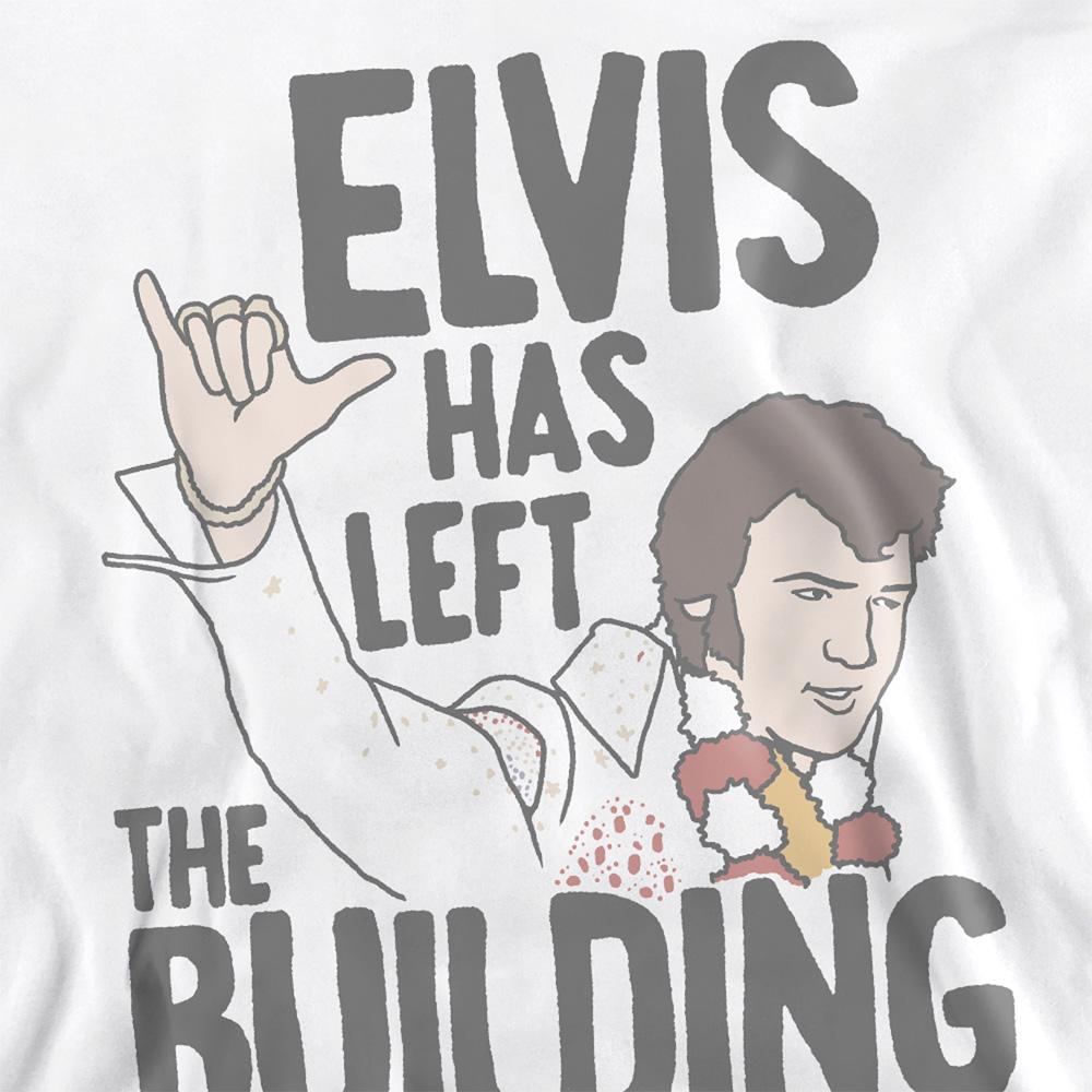 Elvis Presley Unisex Adult Has Left The Building Sweatshirt