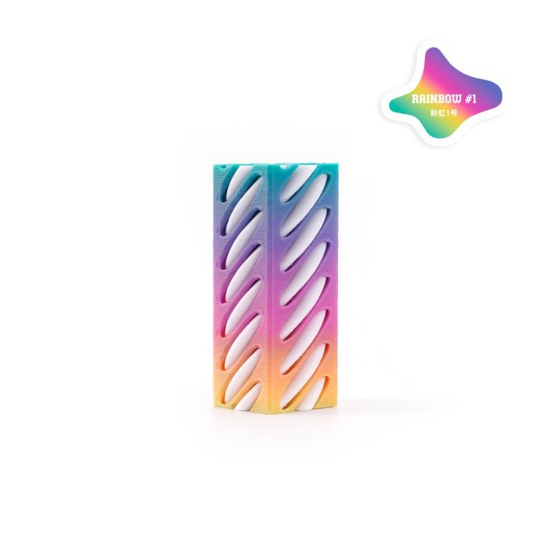 3D Printed Impossible Pyramid Pass-through Sculpture Square Pillar Helix Screw Fidget Toy Spiral Cone Decompression Ornament