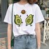 Avocado Kawaii Harajuku Short Sleeve T Shirt Women Summer Ullzang Funny Cute 90S T-Shirt Grunge Top Tees Female