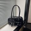 Модная женская сумка-тоут из лакированной кожи на плечо, ретро-стиль, handbag-кошелек с карманами на пряжке для повседневной носки, уличный стиль