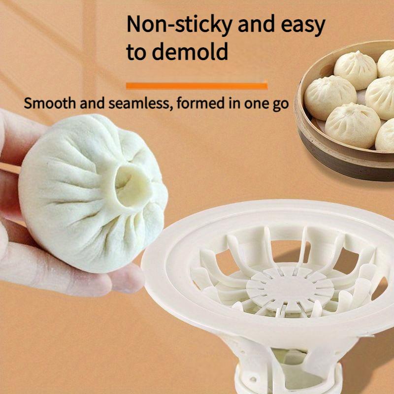 Easy-Release Non-Stick Dumpling Maker - Food Grade ABS Kitchen Gadget for Perfect Dumplings and Baozi