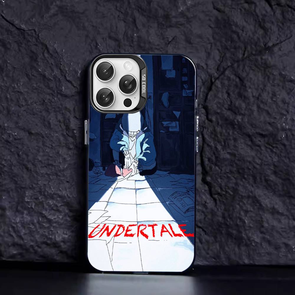 Чехол для телефона игра Undertale Цвет Серебристый Корпус Для IPhone 17 16 15 14 13 12 11 Pro Max Plus