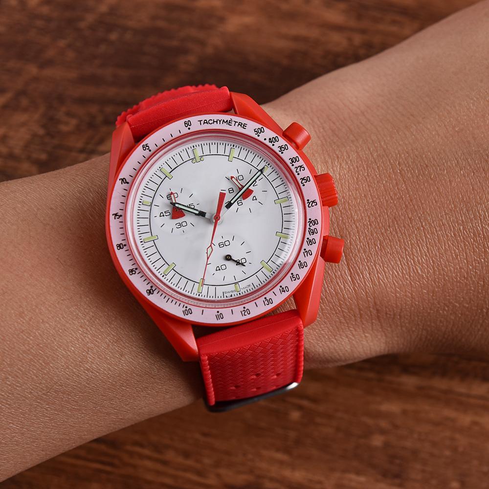STAPELP Tropical Silicone Watch Band Quick Release Watch Strap 20mm22mm Rubber Tropical Smart Watch Strap For Oris Seiko Citizen