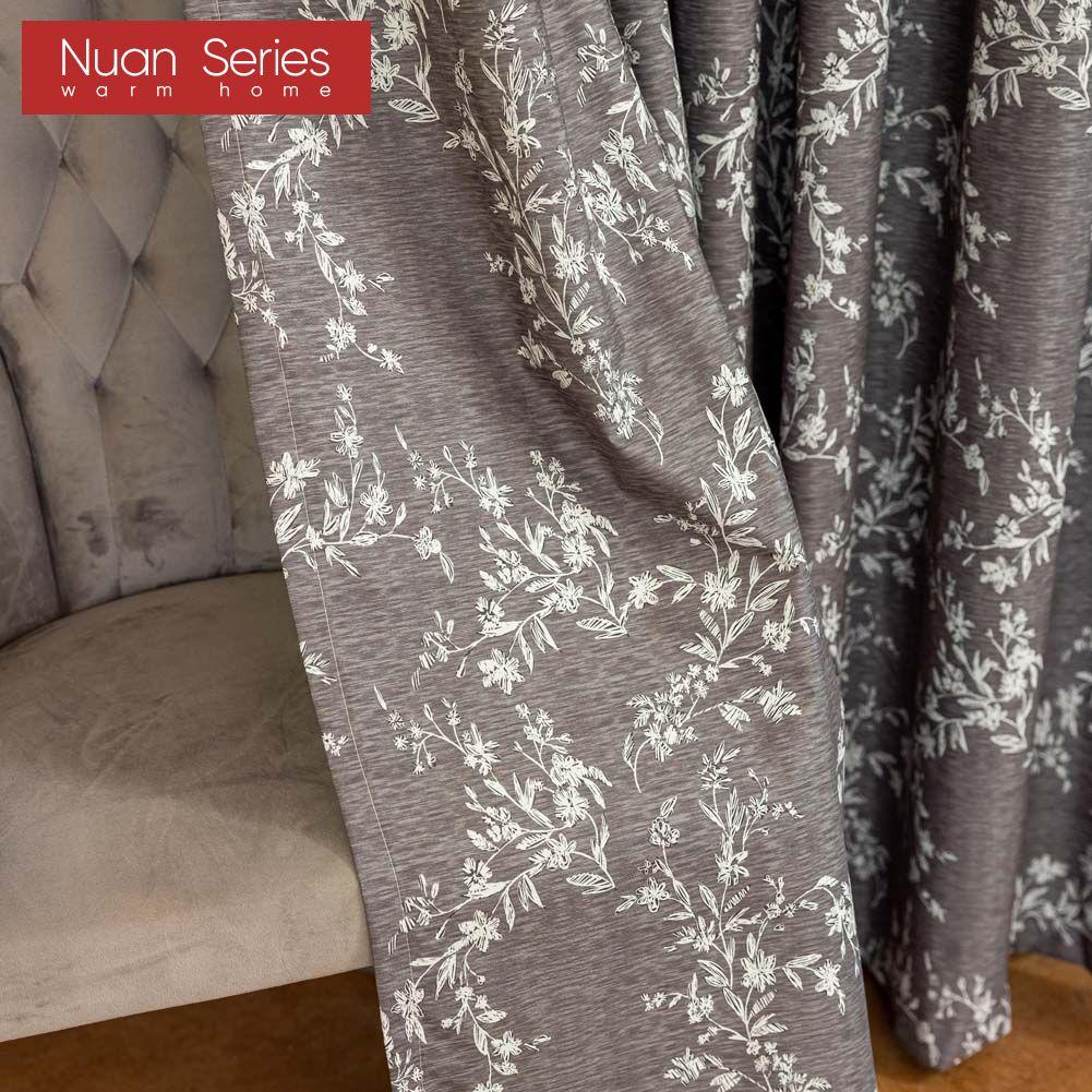 1 шт. Серия Nuan Французский антикварный стиль Универсальные шторы с принтом Полностью затемняющие шторы для спальни, гостиной, балкона, окна для домашнего декора