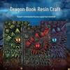 Independent Site Resin Animated Devil's Eye Dragon Book Ornament