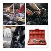 Lockable Transport Box Car Repair Tool Socket Wrench Set Toolbox Set
