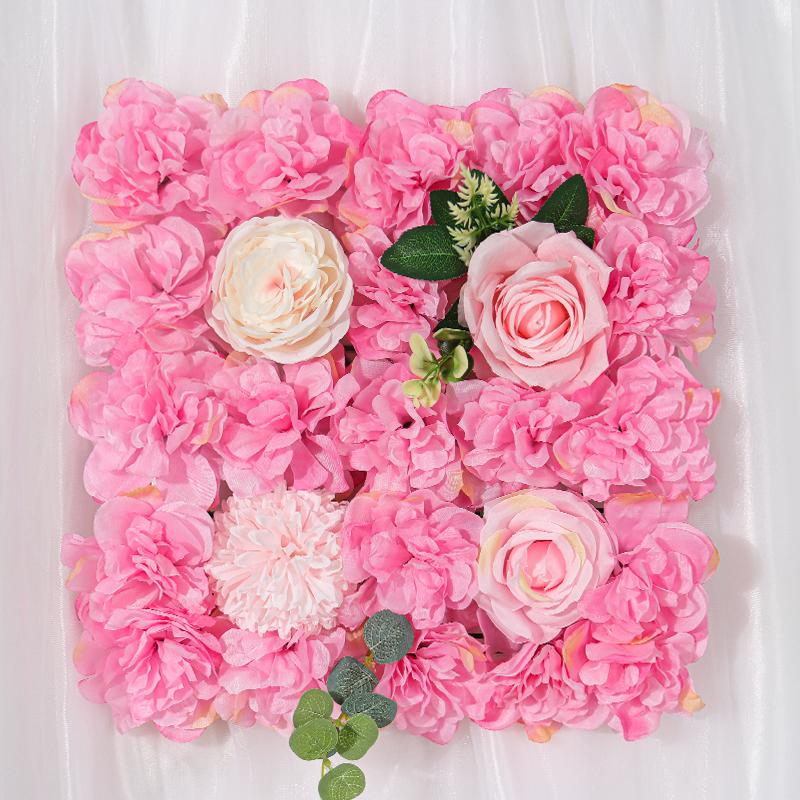 3D настенная панель с цветами 15,7*15,7 дюйма, искусственный цветок, настенный фон, шелковый коврик с розой для домашней вечеринки, свадебного декора, фон