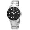 Мужские часы Tissot SeaStar Quartz с черным циферблатом T120.410.11.051.00