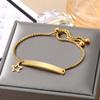 New Love Star Pendant Firm Bracelet Girl Cute Fashion Charm Luxury Simple Bracelet Exquisite Girl Gift Size Adjustment Bracelet