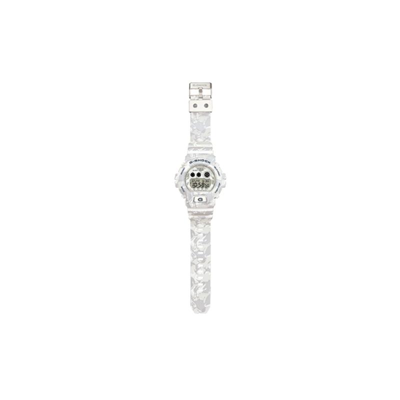 Casio Серия в стиле камуфляж джунгли модный тренд классический кварцевый механизм ремешок из смолы японские и корейские часы мужские часы белый циферблат GD-X6900MC-7