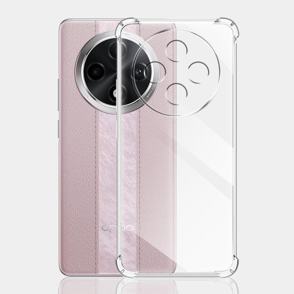 Для Oppo A3 Pro 5G 7050 Чехол Прозрачный Противоударный Силиконовый Мягкий Чехол для Телефона Для OPPO A3 Pro A3Pro 5G 6.7" PJY110 Защитная Задняя Крышка