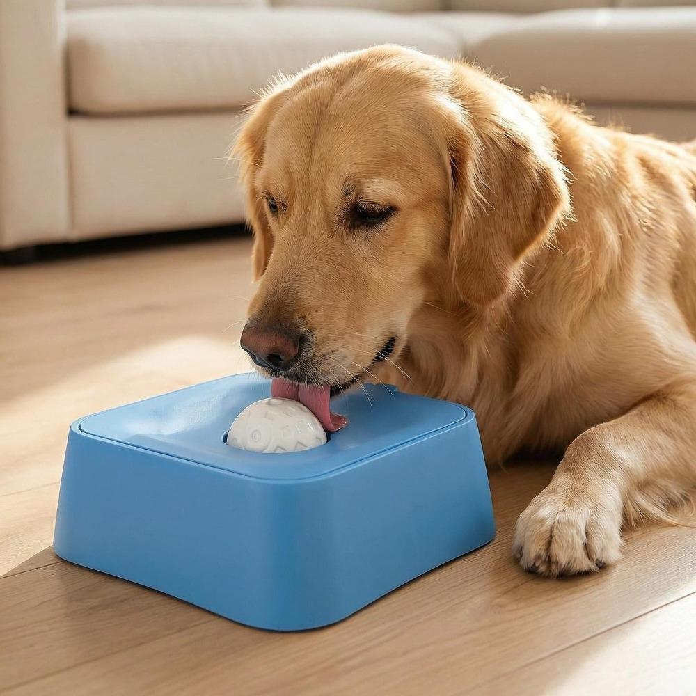 Large Capacity Dog Licking Bowl Rolling Licking Pet Slow Feeder Slow Eating Bowl Travel