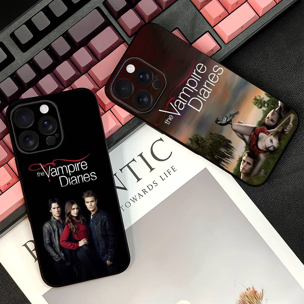 Горячий Чехол Для Телефона The V-Vampires D-Diaries Для IPhone 16 15 14 13 12 11 PRO MAX PLUS Mini TPU Мягкий Приятный Для Кожи Чехол