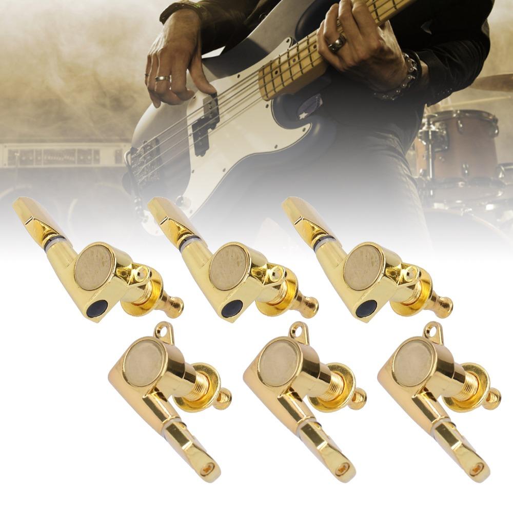 Metal Machine Heads Tuner Gold Color Locking Tuner Premium Guitar Tuning Pegs For Acoustic Guitars