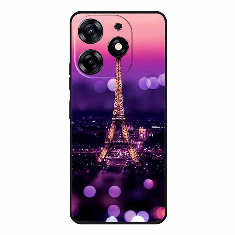 Милые Животные Мягкий Силиконовый TPU Чехол для Телефона Tecno Spark 20 Pro - Легкий и Ударопоглощающий Защитный Задний Чехол