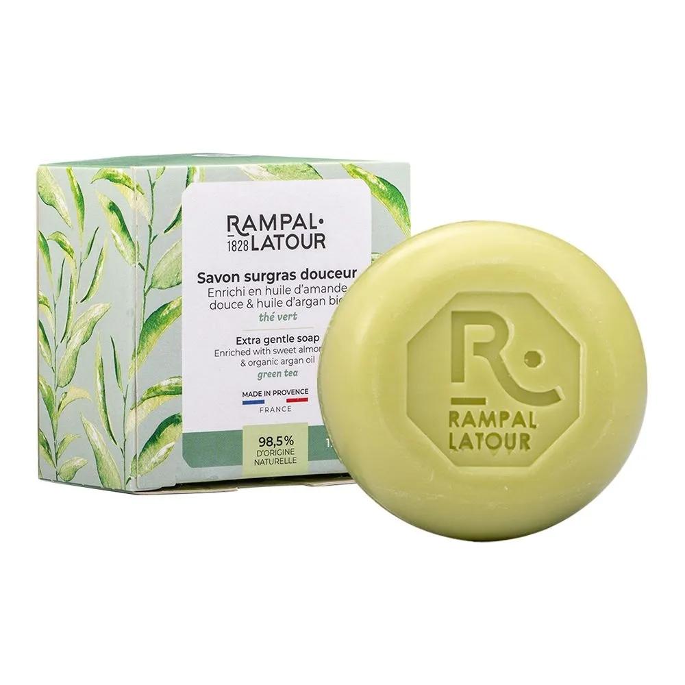 RAMPAL LATOUR French Facial Soap SABON Ronde Green Tea 125g 1 Piece