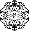 Printtoo Crafting Card Making Round Wooden Rubber Stamp Floral Mandala Pattern Stamps-2