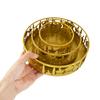 3PC/SET Mubarak Food Tray Ramadan Decoration Dessert Cake Stand Holder Home Islamic Muslim Party Decorations