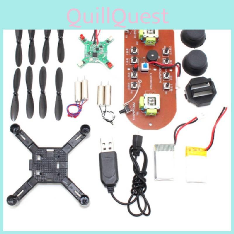 Мини набор для сборки дрона с металлическими деталями для летного класса для студентов и использования в качестве хобби