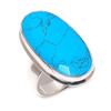 Santa Rosa Turquoise Gemstone Handmade 925 Sterling Silver Ring Size 8 m4V28