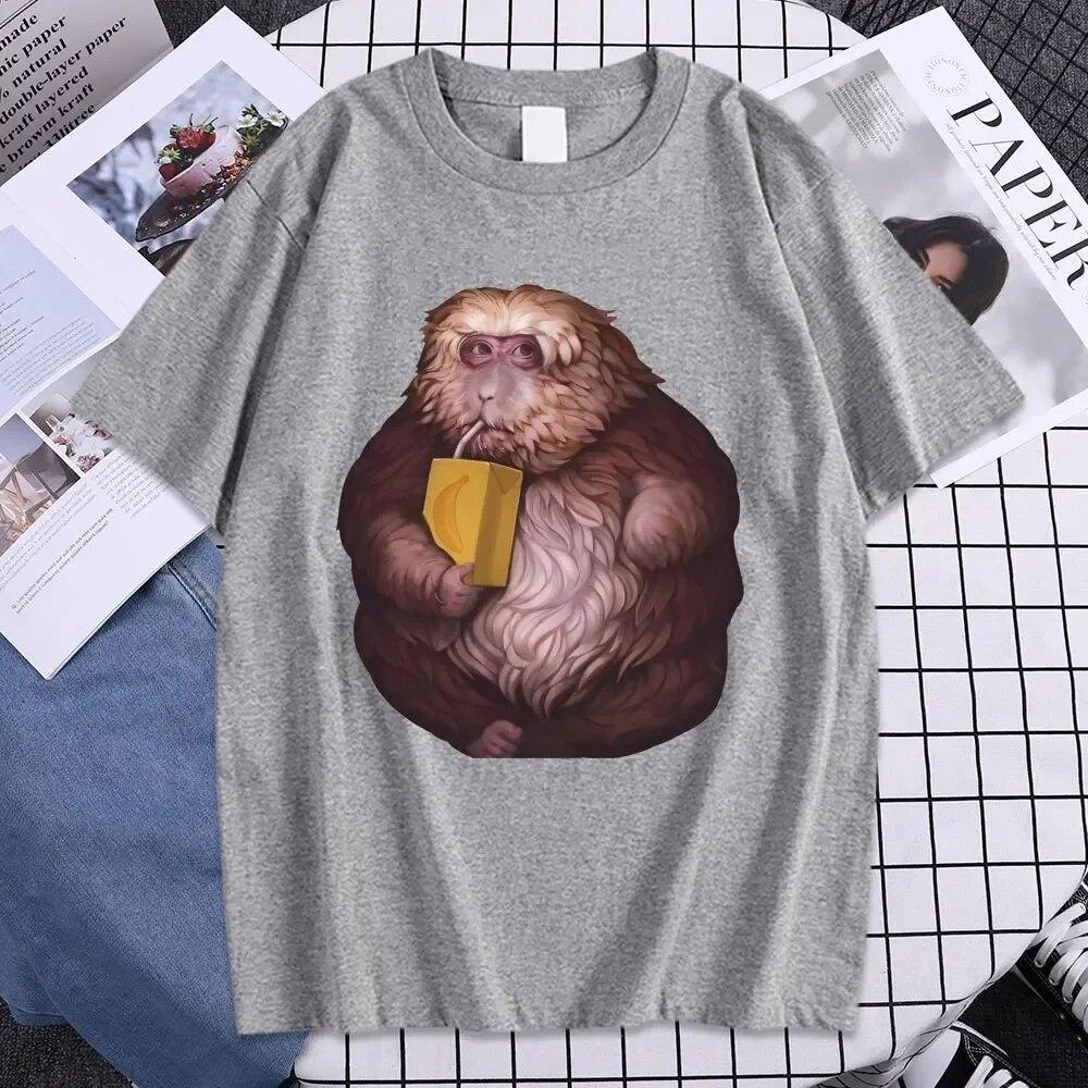 Забавная футболка с графическим принтом Zoon XingXing Monkey, летние хлопковые футболки с короткими рукавами, одежда унисекс с круглым вырезом, крутая футболка большого размера