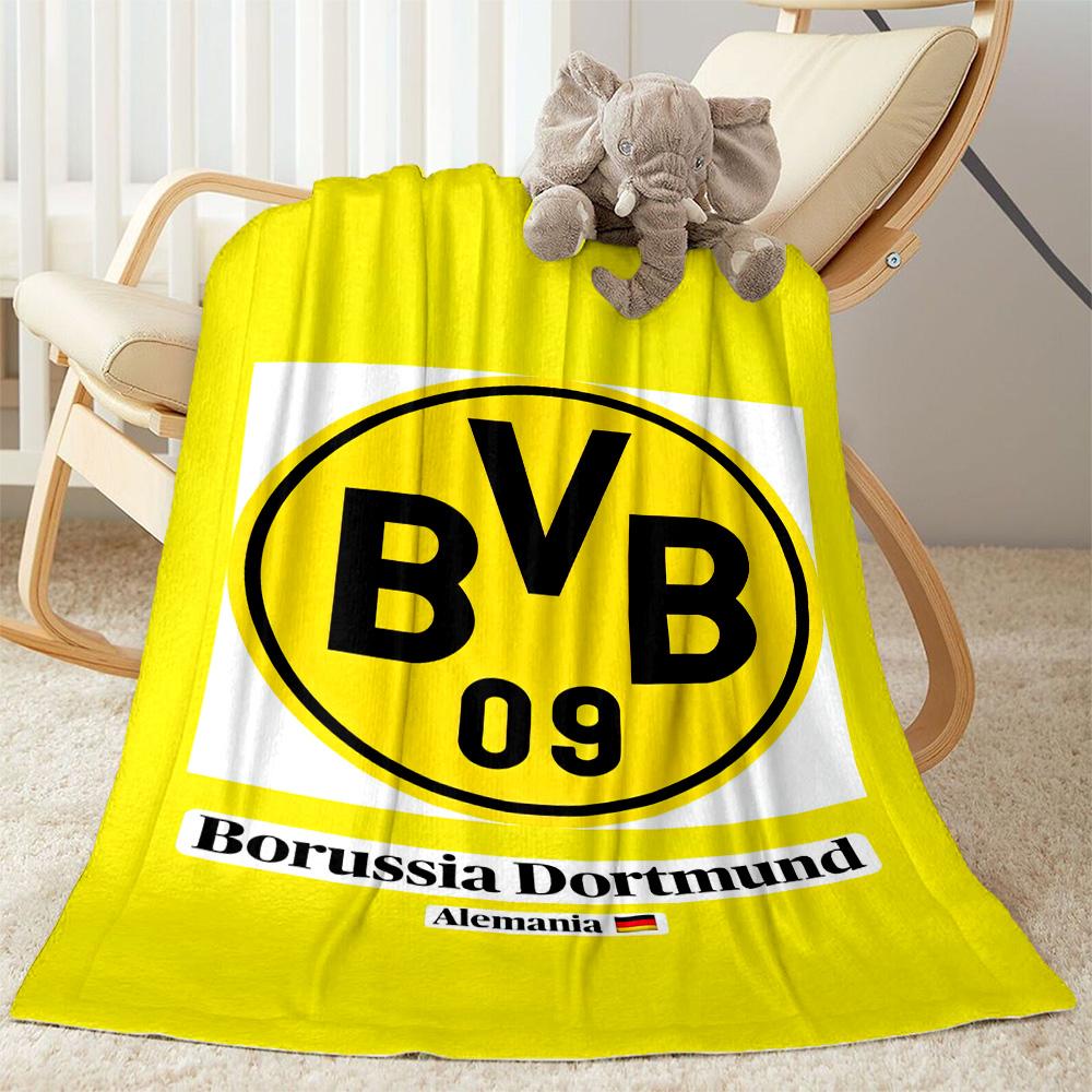 Borussia Dortmund Blanket Soft Warm Cozy Suitable For Bed Couch Office Chair For All Seasons Modern Style Best Holiday Gift For Friends Family