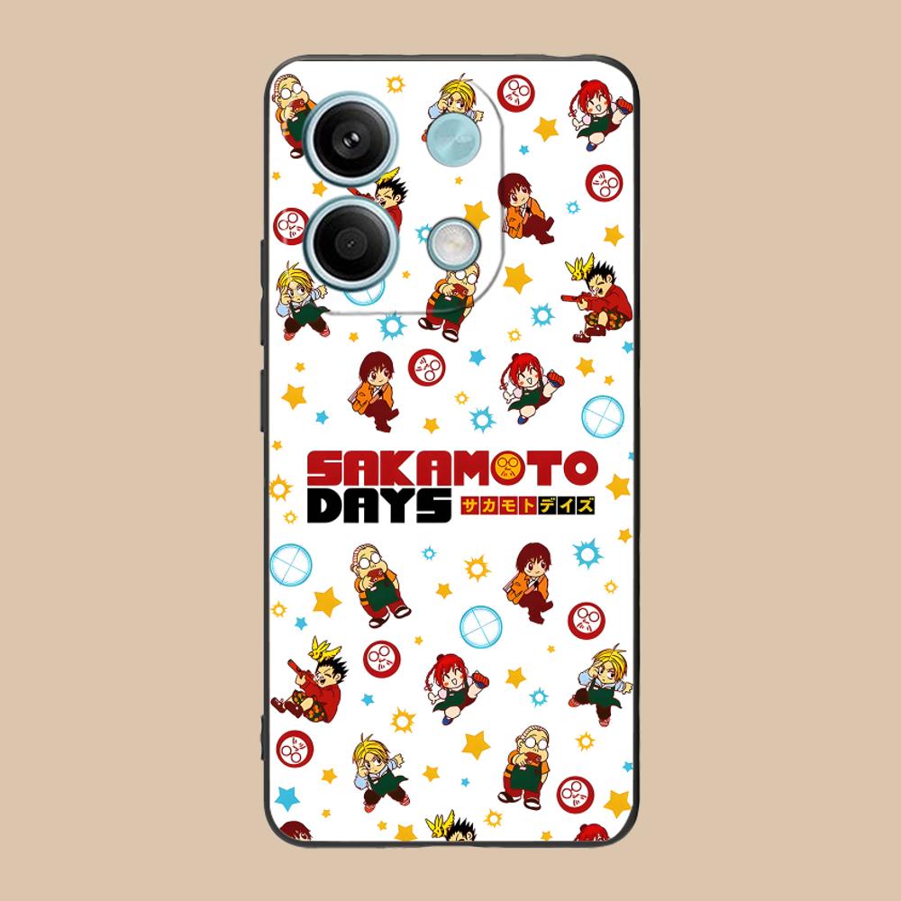 Sakamoto Days Mobile Phone Case for POCO M7 M6 M5 M4 M3 X7 X6 X5 X4 X3 Pro GT 5G Colorful Printing Cover Cover Smartphone Pretty