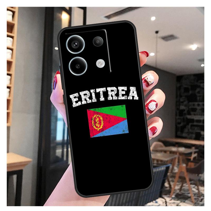 Чехол с флагом Эритреи для Xiaomi Redmi Note 13 12 10 9 8 11 Pro 12S 11S 10S 9S Remdi 13C 9C 10C 12C