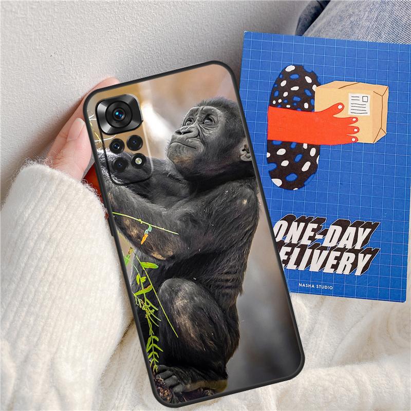 Monkey Gorilla Ape Baby Funda For Xiaomi Redmi 14C 10C 12C 13C Redmi Note 14 Pro 9 10 11 12 10S 11S 12S 13 Pro Case