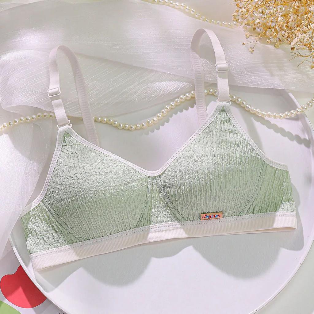 Бюстгальтеры для девочек, тонкие бюстгальтеры Push Up, беспроводное нижнее белье для женщин, удобное мягкое женское белье