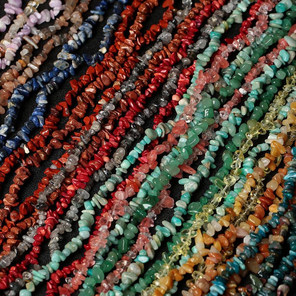 Ожерелье из натурального аметиста, 80 см - Полированные, Неправильные полоски для изготовления украшений и браслетов своими руками