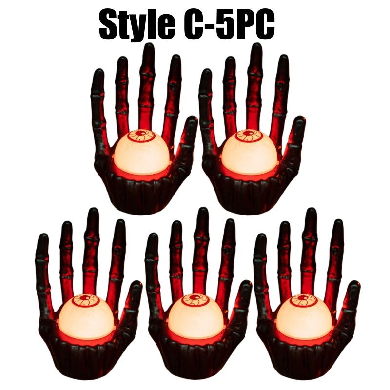 Жуткая атмосфера декор Хэллоуин тыквенный светильник рука призрака свет новый реквизит жуткая обстановка решение для украшения вечеринки