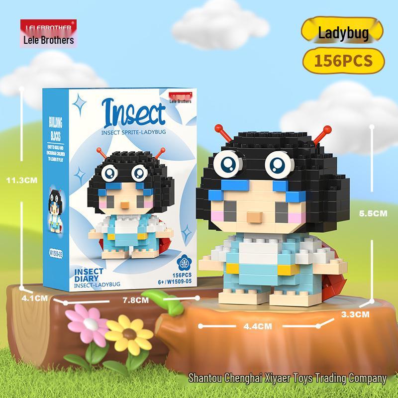 Совместимые с Lego микро строительные блоки мультяшные фигурки - детские развивающие настольные игрушки