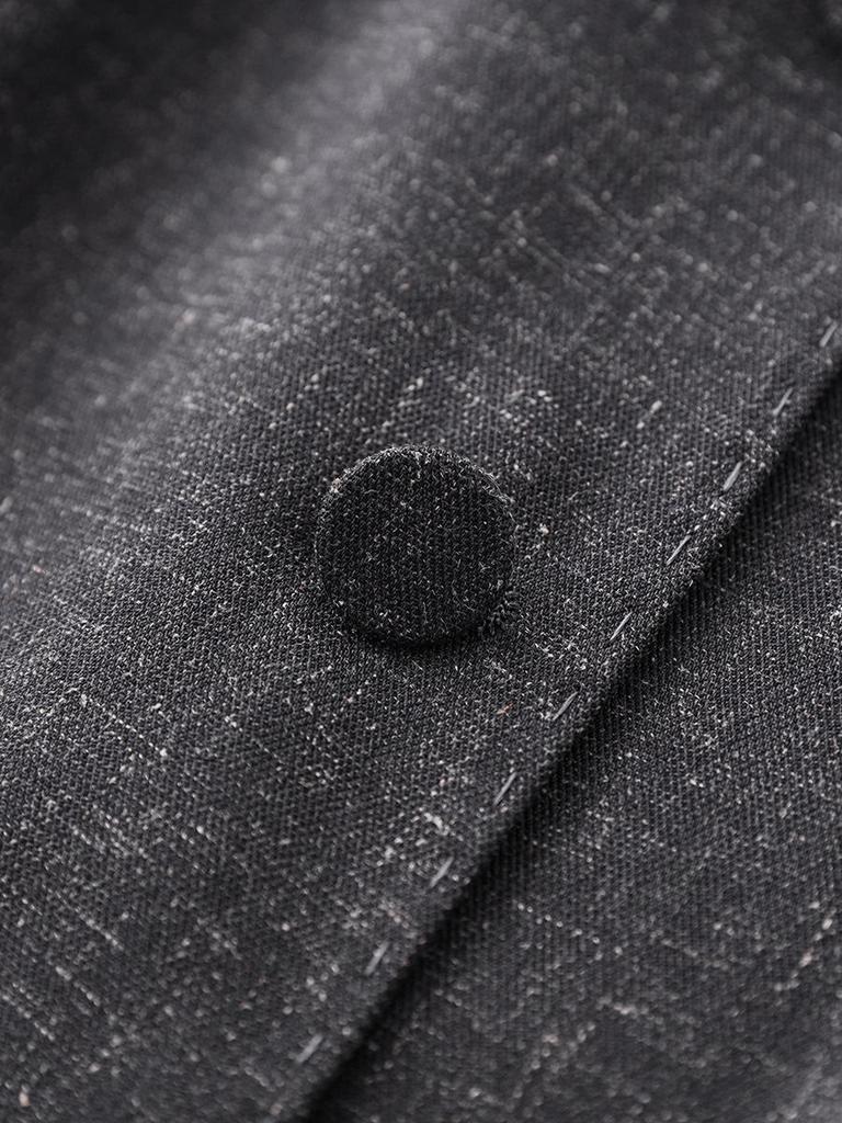 South Oil Модный льняной жилет на шнуровке и комплект брюк широкого кроя