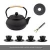 Kitchen Tea Set Japanese Cast Iron Teapot Boiling Kettle Oolong Pu Erh Tea Outdoor Kettle with Filter Teapot Home Bar Supplies
