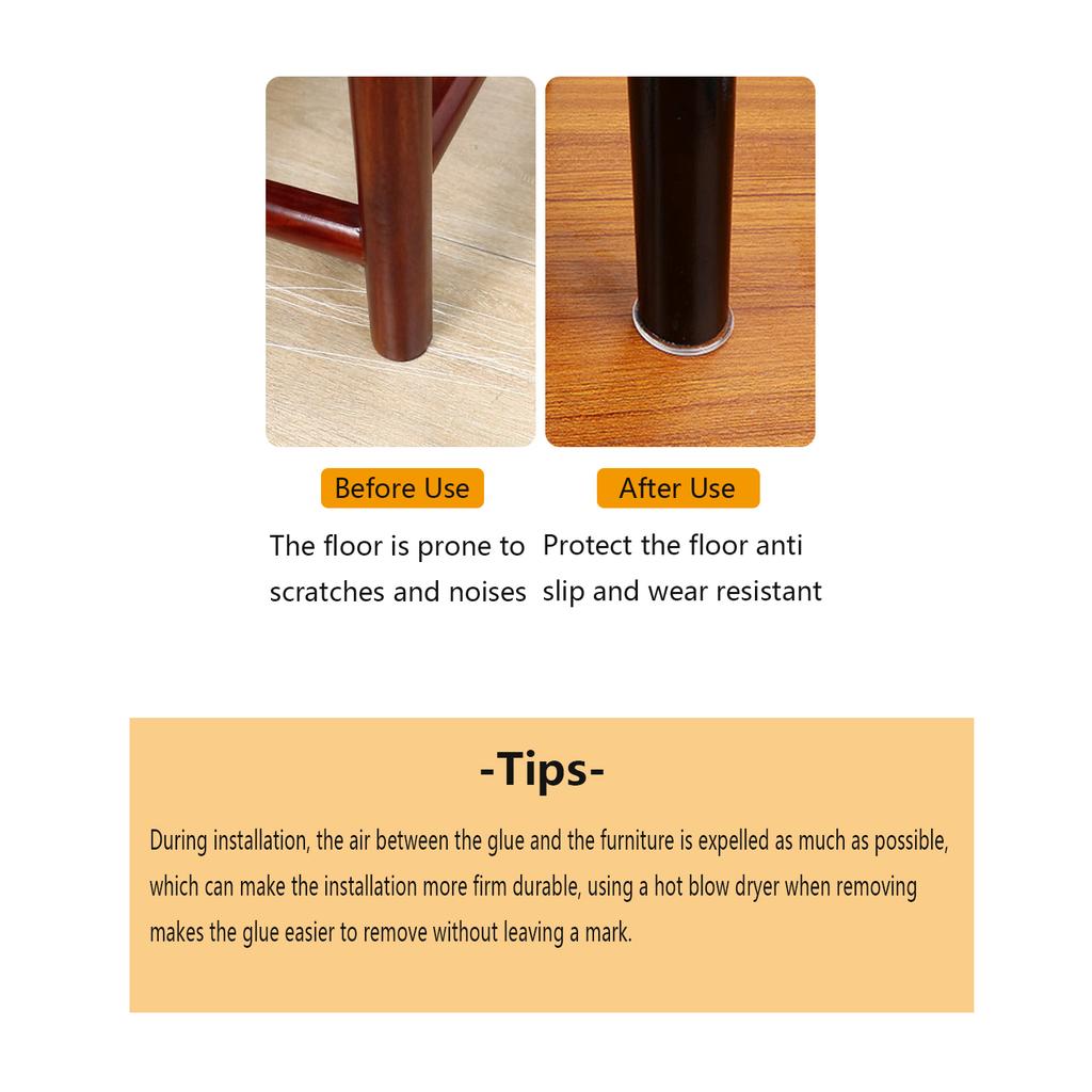 4 шт. Силиконовые нескользящие накладки, предотвращающие перемещение, коврики для ножек стола, ножки кровати, противоскользящие фиксаторы, прозрачные антивибрационные накладки, мебельные прокладки