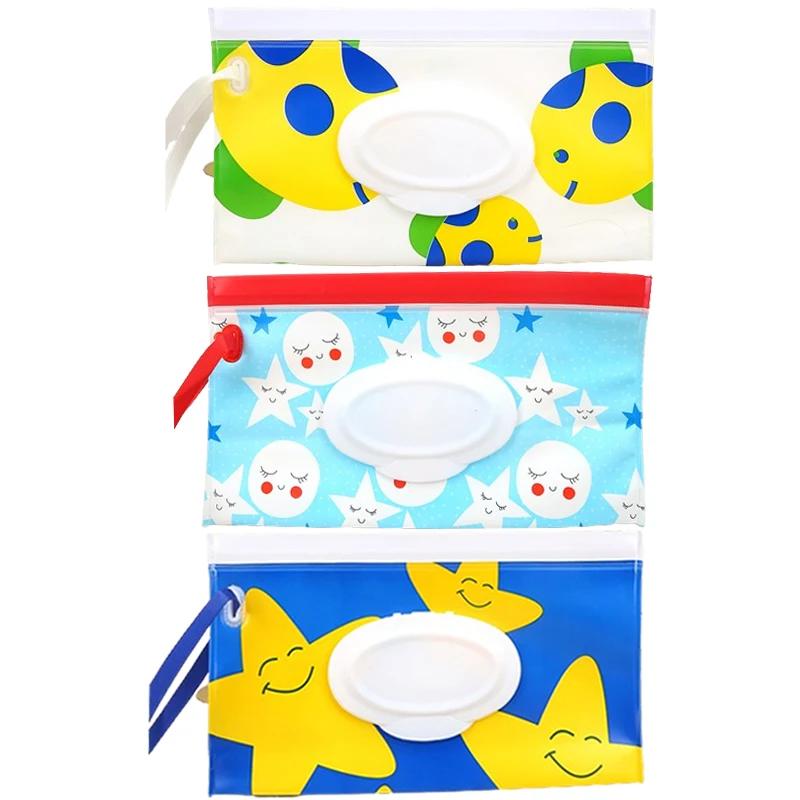 3pcs Baby Wipe Storage Bag Tissue Holder Wet Wipes Storage Bag Facial Tissue Pouch for Travel Mask Bags Tissue Bag Oganizer