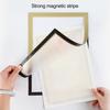 10 шт. A3/A4/A5/A6/8K магнитный держатель для знаков настенный самоклеящийся фоторамка для показа фотографий документ бумага постер произведение искусства картина держатель