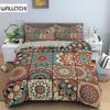 Bohemian Style Duvet Cover Geometric Mandala Ethnic Style Bedding Set Double Queen King Size with Pillowcase Bedroom Decoration