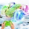 DEERC Radio Controlled Amphibious Radio Controlled For Remote Control Stunt RC Car 360 Degree LED Light Operation 40 2 Elementary School Junior High