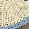 Thin Crochet Flower Hat Handmade Hollow Out Knitted Hat Cute Beanies Hat  Apparel Accessories