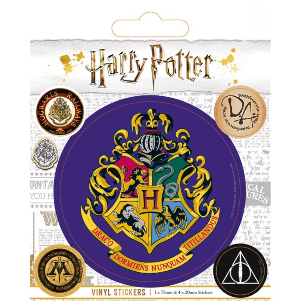 HARRY POTTER Vinyl Hogwarts Stickers (Pack of 5)