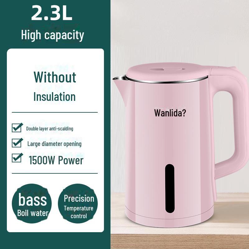 Умный электрический чайник объемом 2 л с изоляцией, автоматическим отключением и контролем температуры