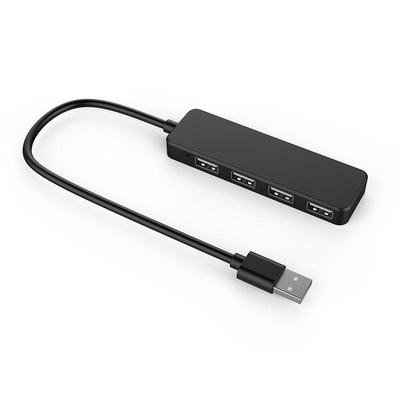 USB Док-станция 4-портовый USB 2.0 USB Адаптер Портативный Для Macbook USB Многопортовый Хаб Компьютерные Аксессуары