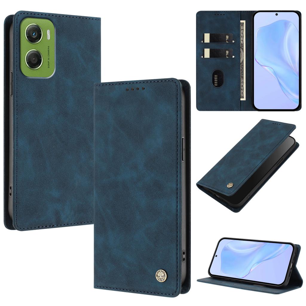 Кожаный чехол-бумажник для Motorola Moto G17 G77 G67 G57 G06 G86 G15 Power G56 G05 G85 G75 G55 G45, чехол-книжка для телефона